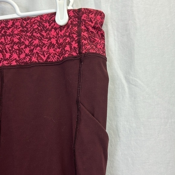 Lululemon Speed Tight IV Brushed Size 6 Bordeaux Drama Maroon Joggers - Picture 10 of 11
